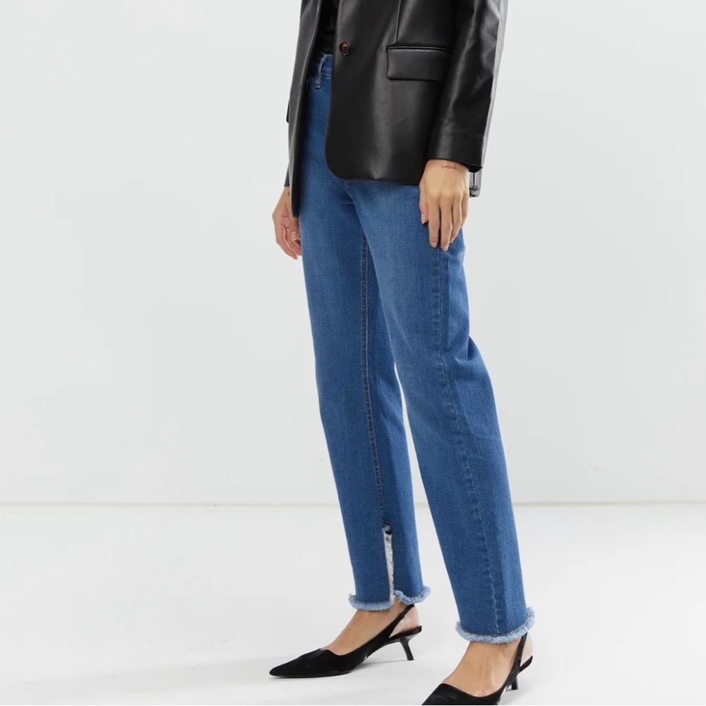 Oak & Fort | NWT Frayed Flare Jeans